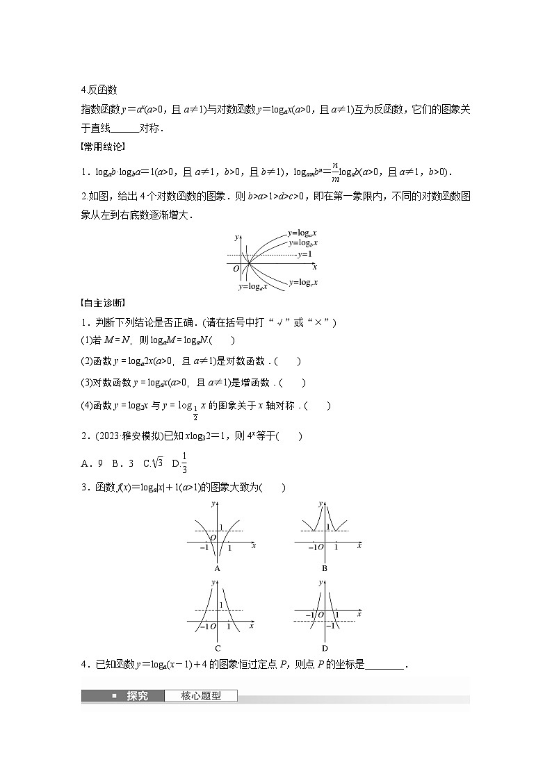 第二章　§2.8　对数运算与对数函数-【北师大版】2025数学大一轮复习讲义（学生版）第2页