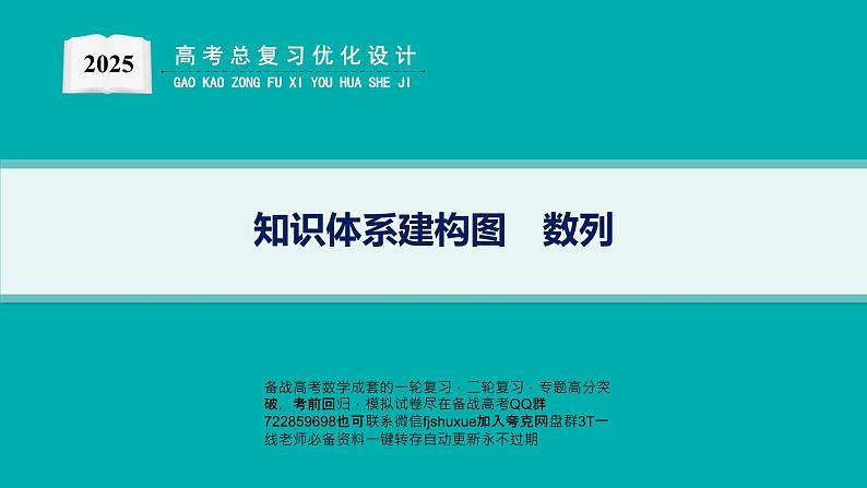 知识体系建构图　数列第1页