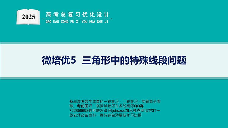 微培优5  三角形中的特殊线段问题第1页