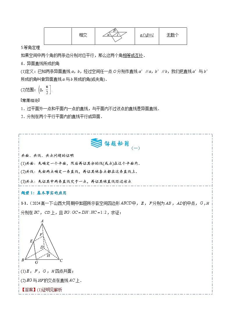 专题32 空间点、直线、平面之间的位置关系5题型分类-备战2025年高考数学一轮专题复习全套考点突破和专题检测（解析版）第2页