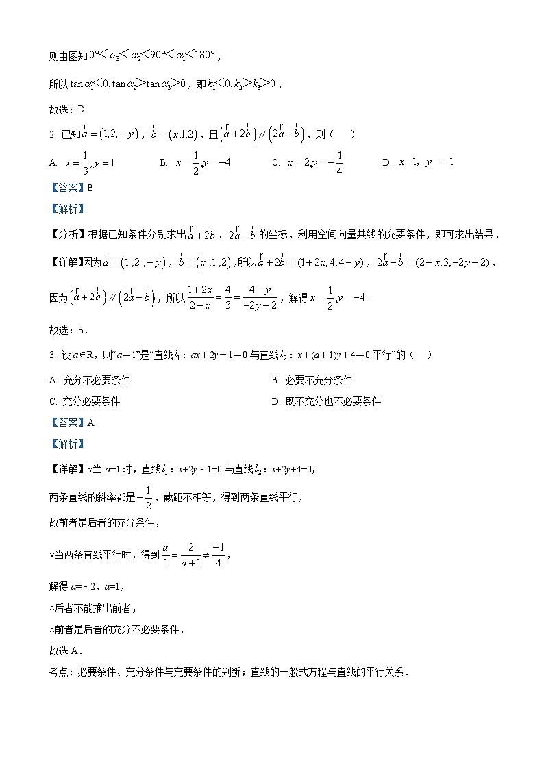重庆市字水中学2024-2025学年高二上学期期中考试数学试题（II卷） Word版含解析第2页