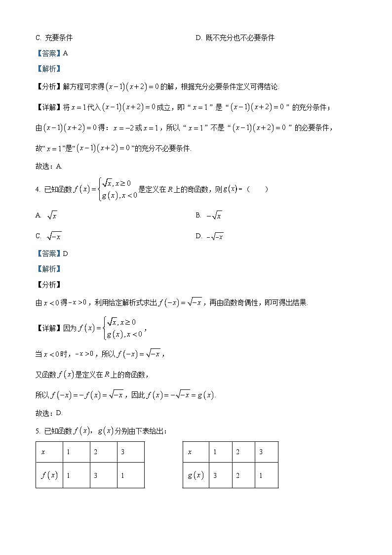 精品解析：湖南省邵阳市武冈市2024-2025学年高一上学期期中考试数学试题（解析版）第2页