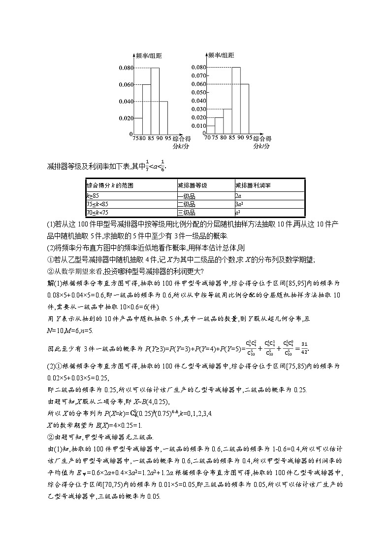 备战2025年高考二轮复习数学专题突破练19 统计与概率解答题（提升篇）（Word版附解析）第3页