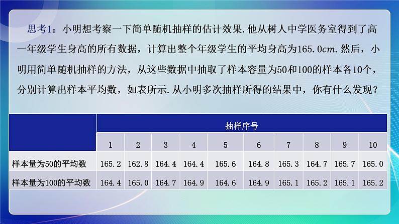 人教A版（2019）高中数学必修第二册9.1.1 简单随机抽样（二） 课件第5页