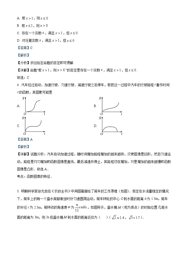 精品解析：河南省部分学校2024-2025学年高三上学期期中联考数学试题（解析版）第2页