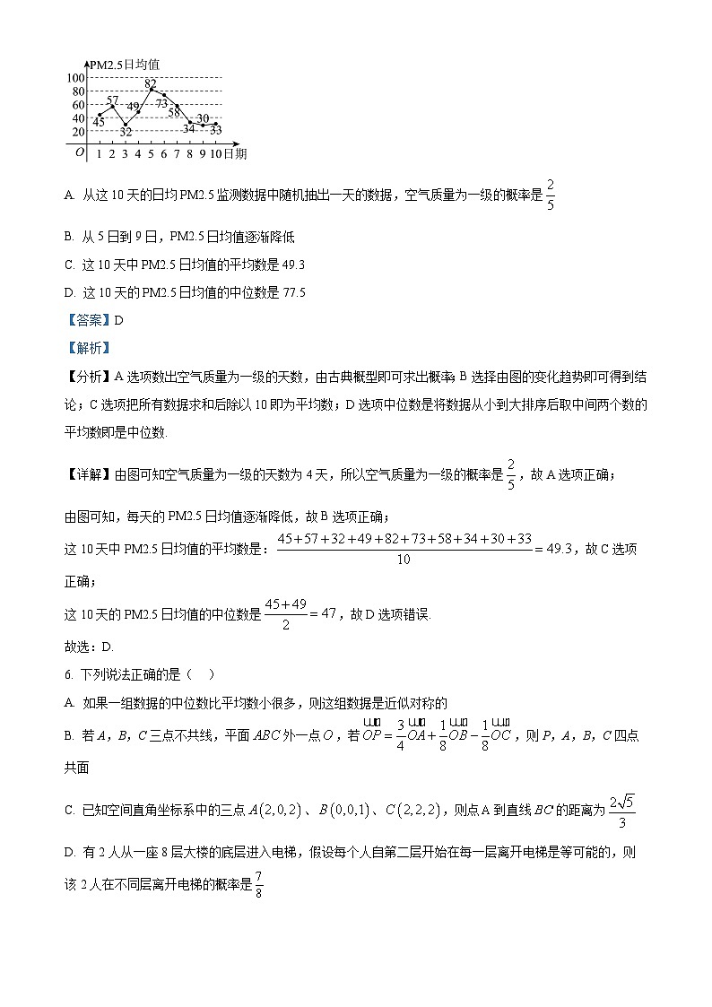 四川省绵阳市三台县2024-2025学年高二上学期期中考试数学试题含解析第3页