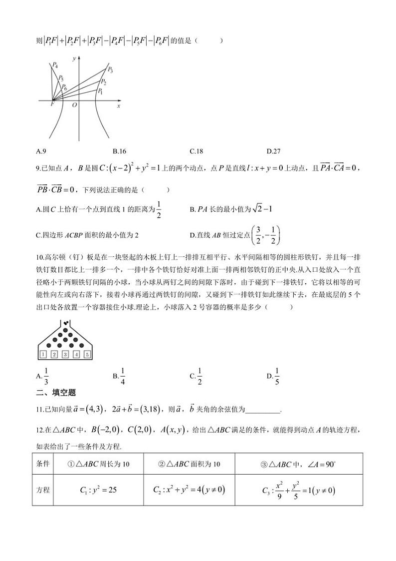 北京市2024～2025学年高三(上)期中数学试卷(含解析)第2页