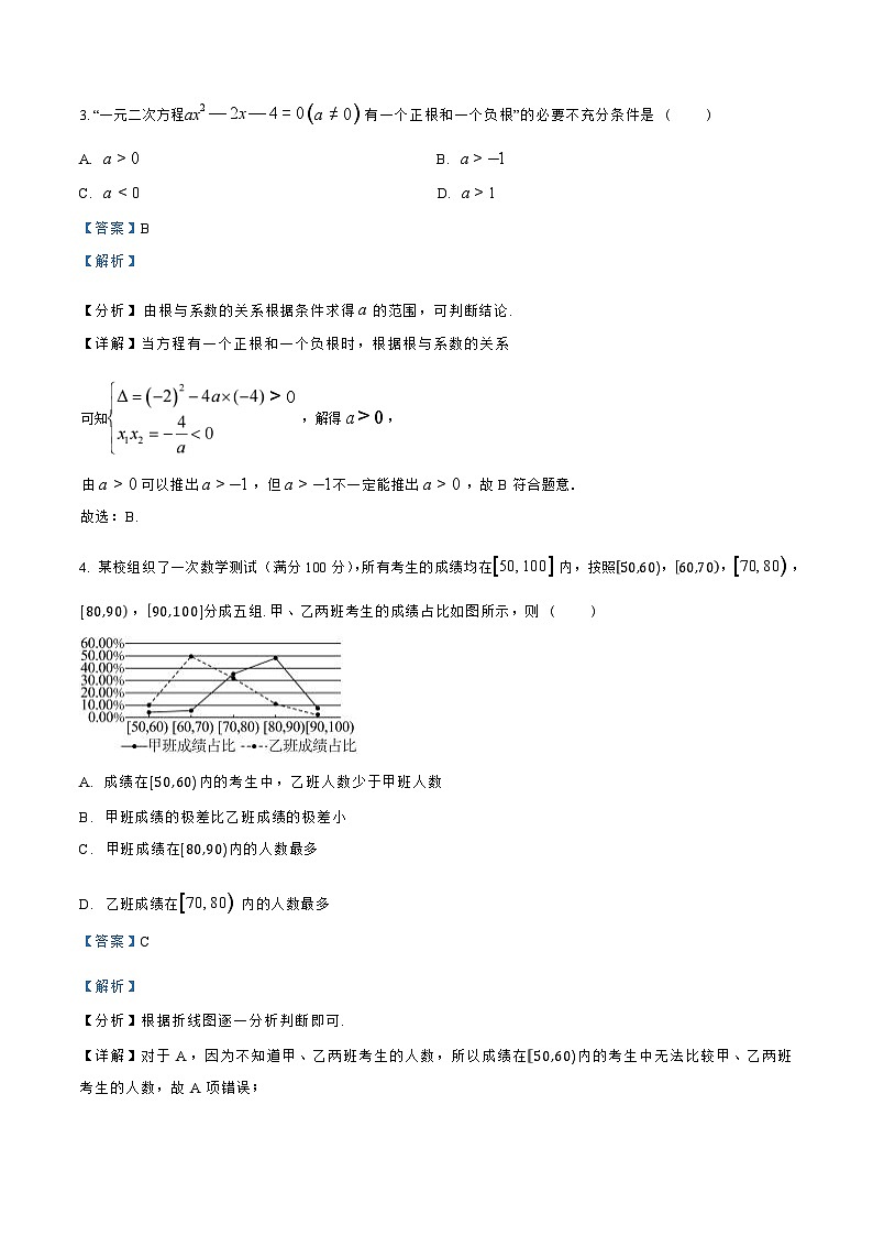 【甘肃卷】甘肃省白银市靖远县第一中学2024-2025学年高三上学期11月新高考模拟卷暨期中考试（11.13-11.14）数学试卷（解析版）第3页