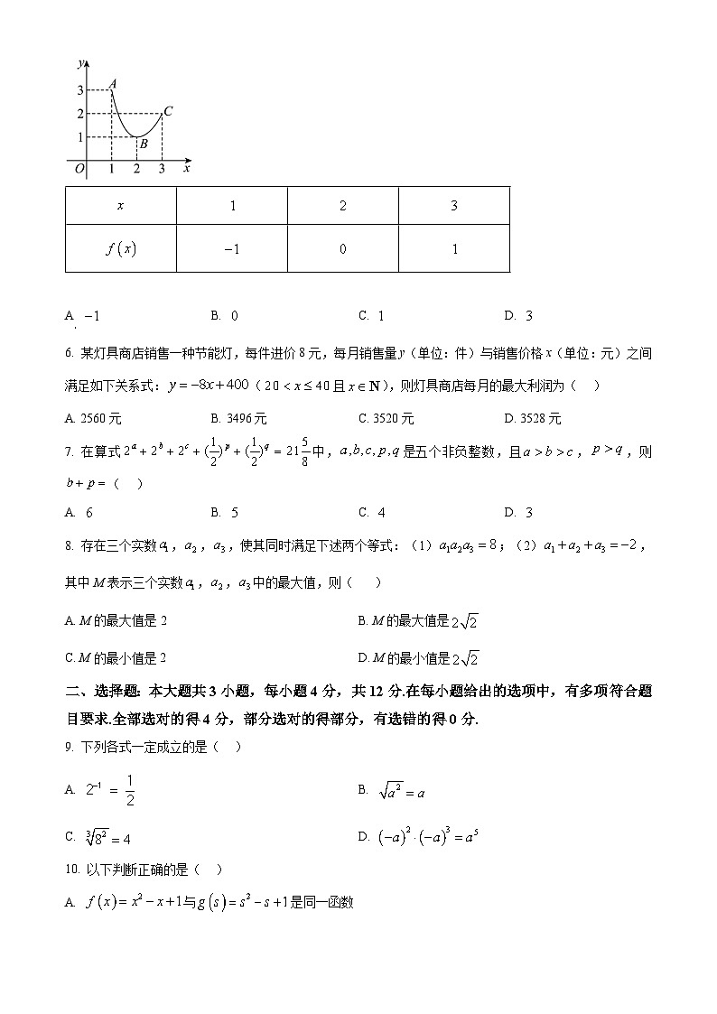 浙江省绍兴市会稽联盟2024-2025学年高一上学期11月期中联考数学试卷（Word版附解析）02