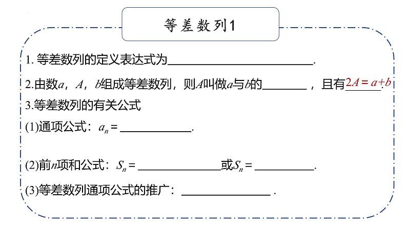 第六章数列基础知识默写课件-2025届高三数学一轮复习第5页