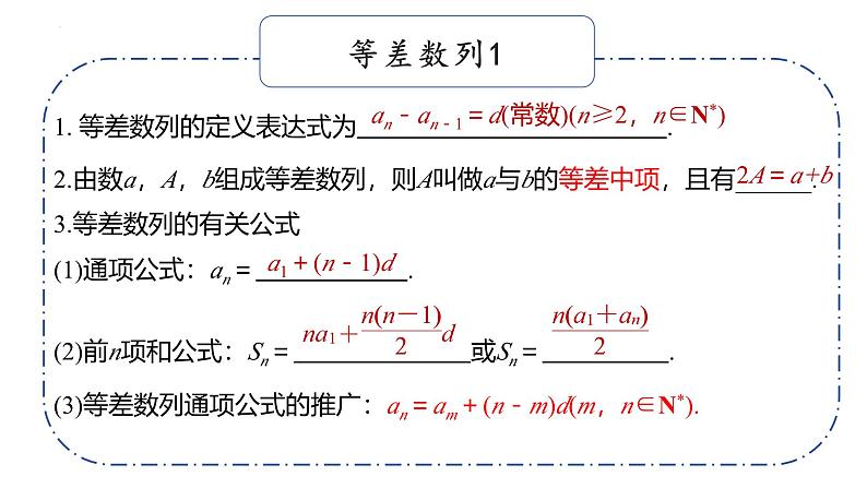 第六章数列基础知识默写课件-2025届高三数学一轮复习第6页