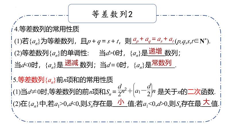 第六章数列基础知识默写课件-2025届高三数学一轮复习第8页
