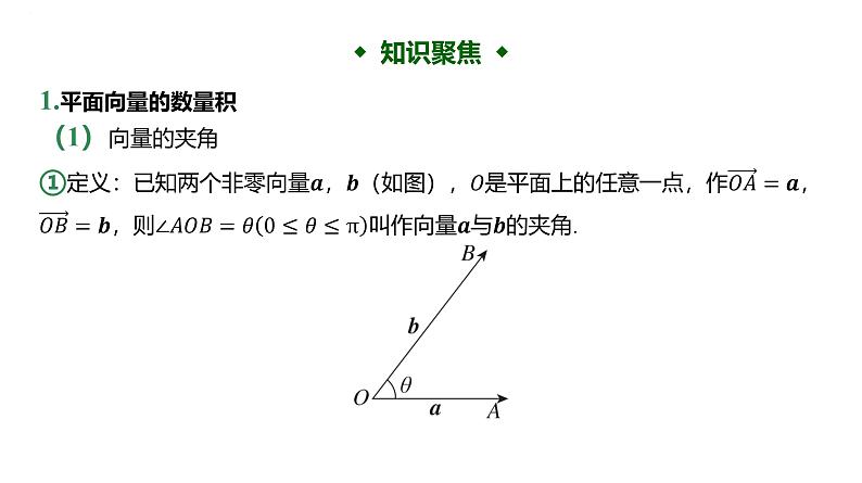第31讲平面向量的数量积 课件——2025届高三数学一轮复习第3页