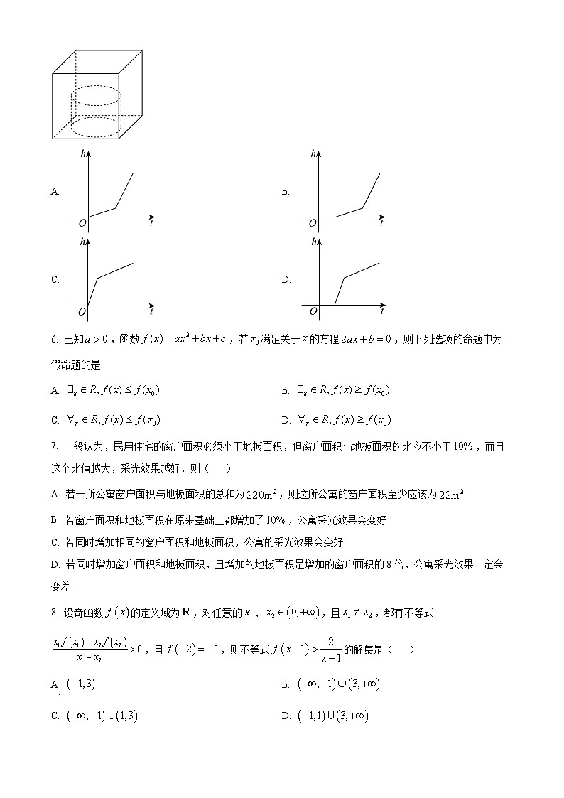 江苏省苏州市2024-2025学年高一上学期期中调研数学试卷无答案第2页