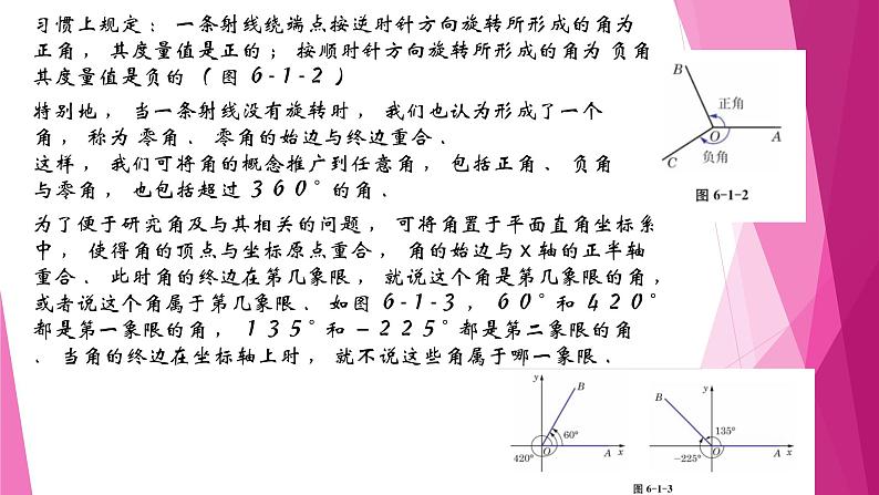 沪教版2020高中数学必修第二册6.1任意角及其度量（第1课时）（课件）第7页