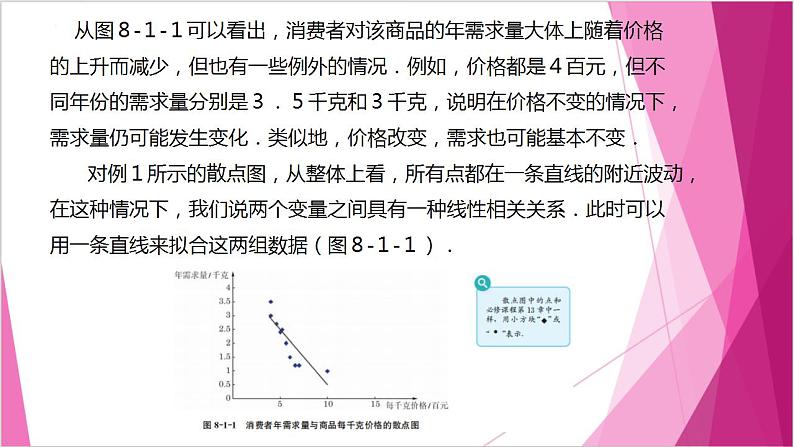 沪教版2020高中数学选择性必修第二册8.1成对数据间的关系（第1课时）（课件）第7页