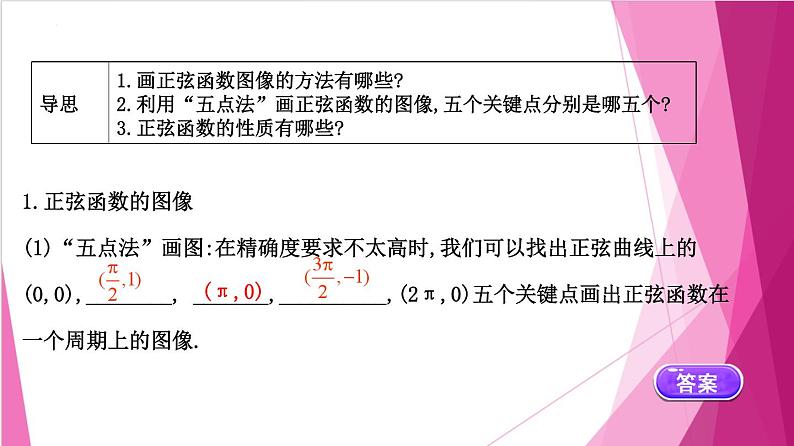 7.1 正弦函数的图像与性质（课件）-高一数学下册同步（沪教版2020必修第二册）第3页