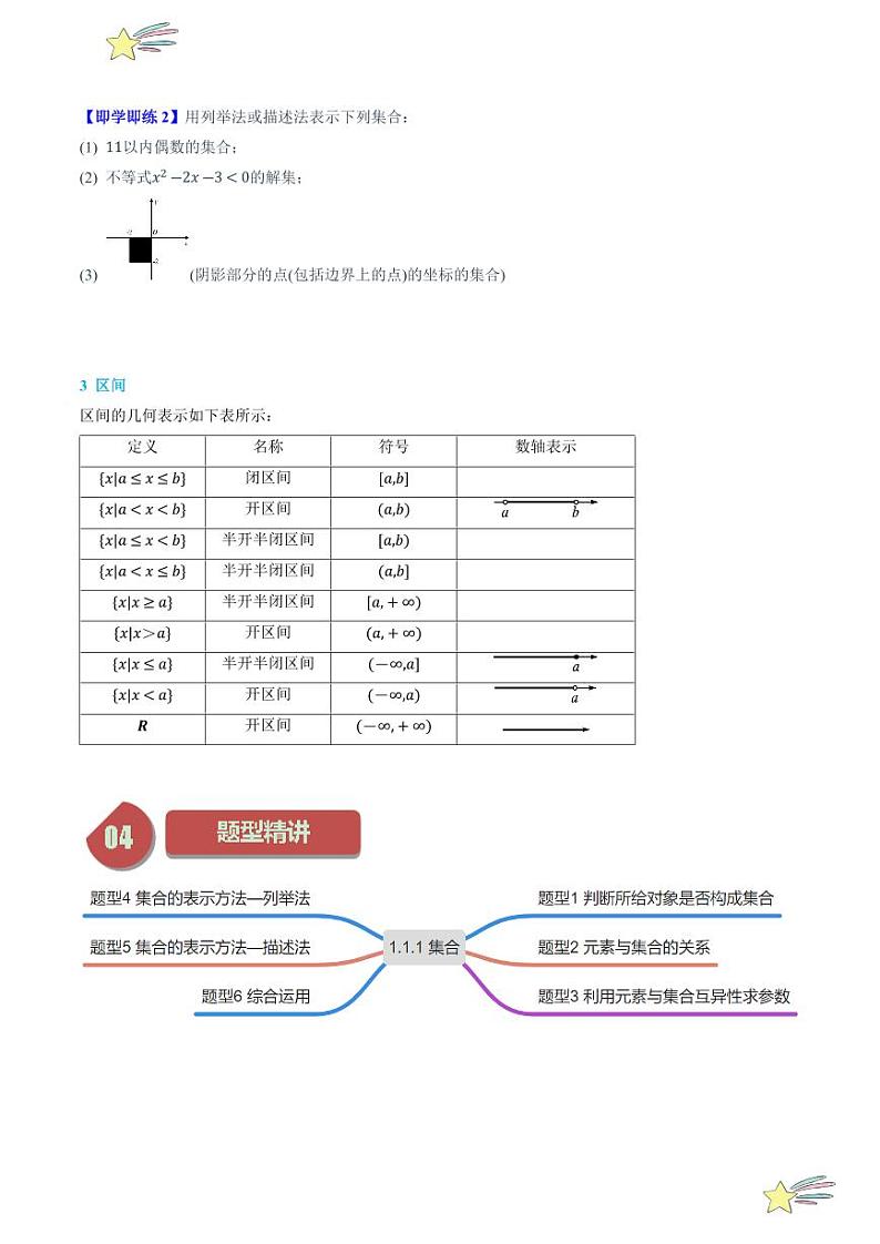 1.1.1集合（2知识点+6题型+强化训练）（学生版） 2024-2025学年高一数学上学期必修第一册同步学案（自主预习+题型研析+当堂温习+分层练习）（人教A版2019）第3页