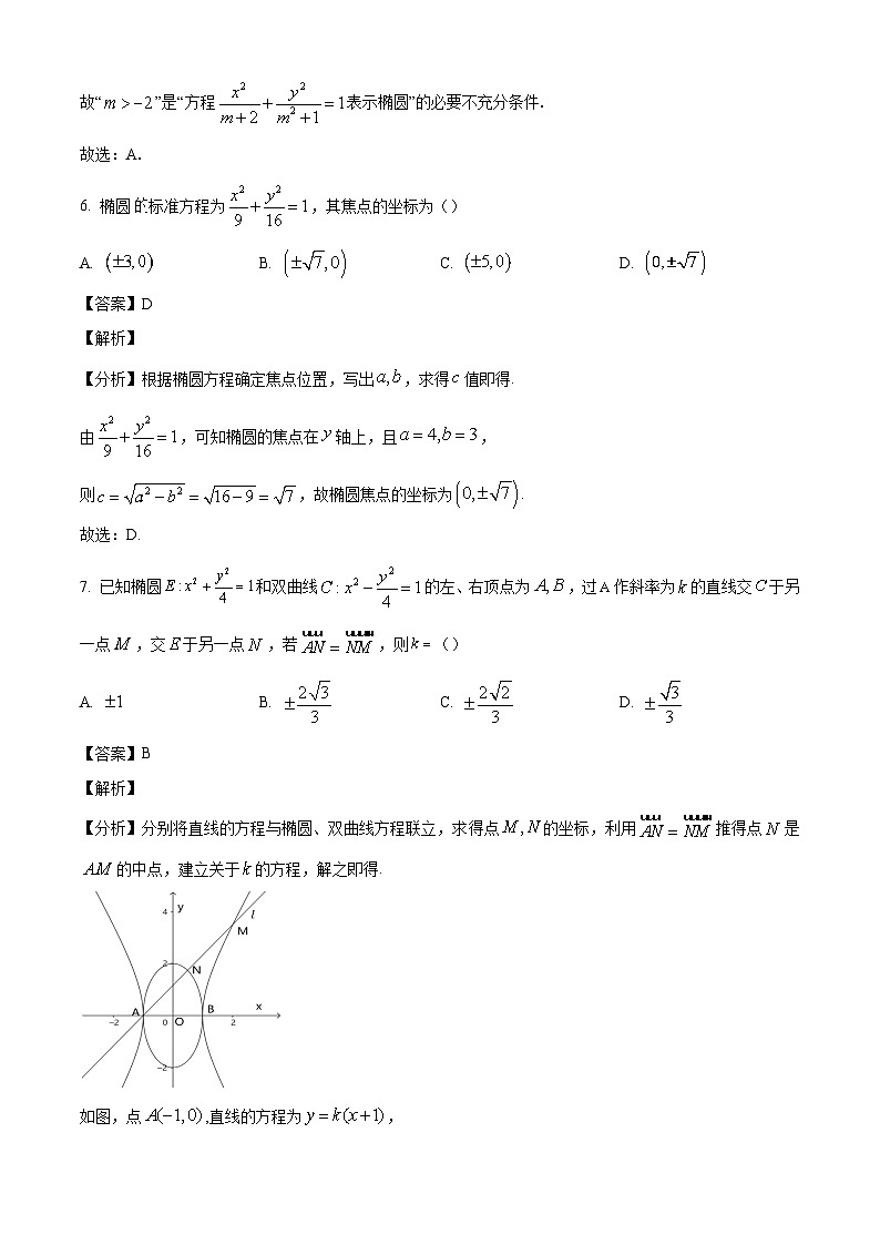 山东省菏泽市2024-2025学年高二上学期11月期中考试 数学试题（B）（含解析）第3页