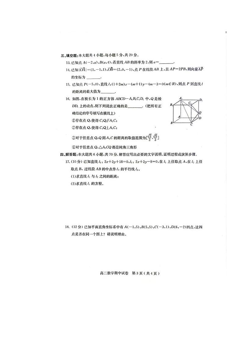 广东省茂名市电白区2023_2024学年高二数学上学期期中试卷pdf第3页
