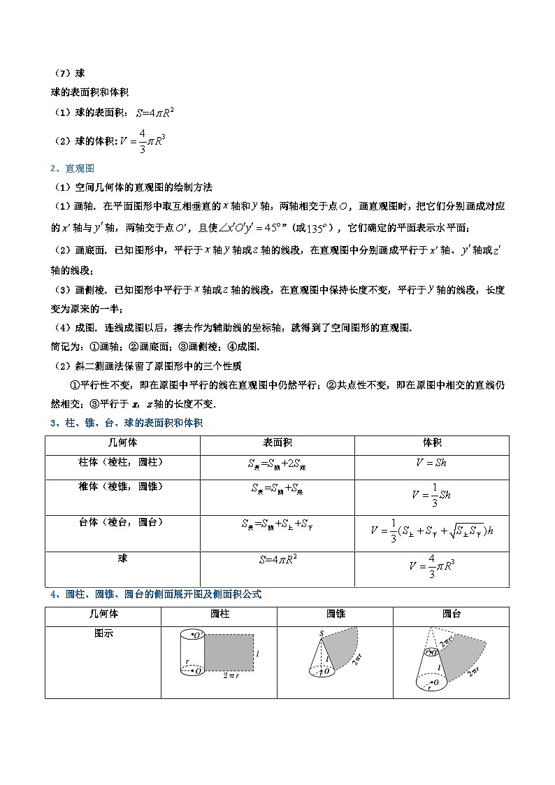 专题07 立体几何初步（知识梳理+考点精讲精练+实战训练）（解析版）第3页