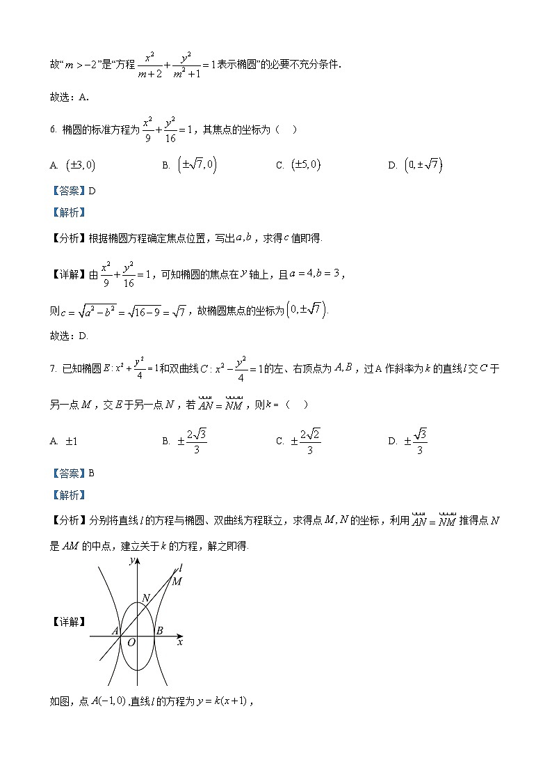 山东省菏泽市2024-2025学年高二上学期11月期中考试数学试题（B）word版含解析第3页