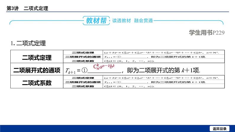 备战2025年高考数学精品课件第十章 第3讲 二项式定理第5页