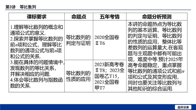 备战2025年高考数学精品课件第五章 第3讲 等比数列第4页