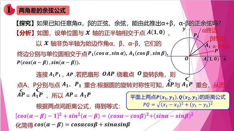 6.2.1两角和与差正弦、余弦、正切公式（课件）-高一数学下册同步（沪教版2020必修第二册）第3页