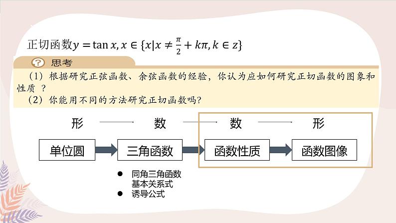 高中数学人教A版必修第一册 5.4.3  正切函数的性质与图象  课件第4页
