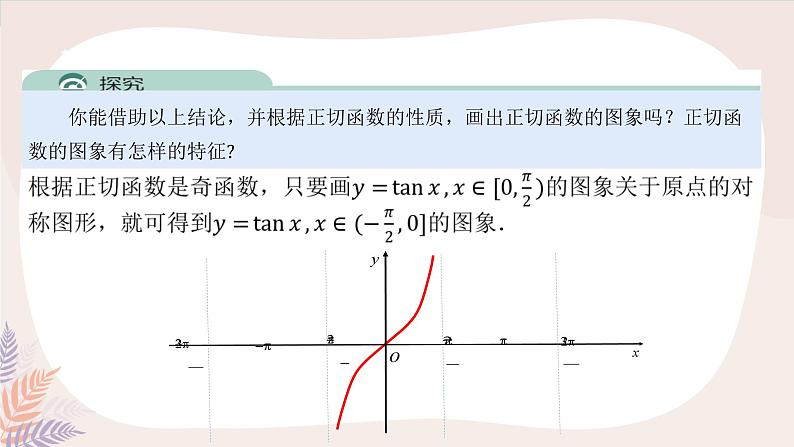 高中数学人教A版必修第一册 5.4.3  正切函数的性质与图象  课件第8页