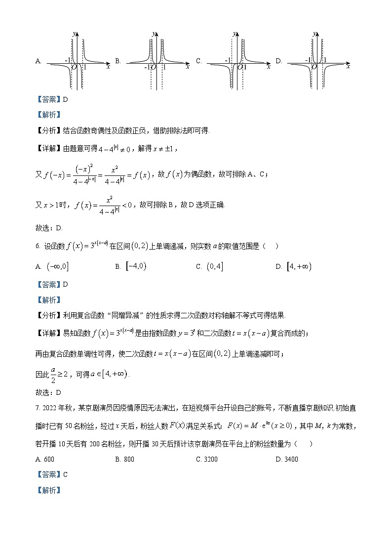 重庆市育才中学校2024-2025学年高一上学期12月诊断性考试数学试题 Word版含解析第3页