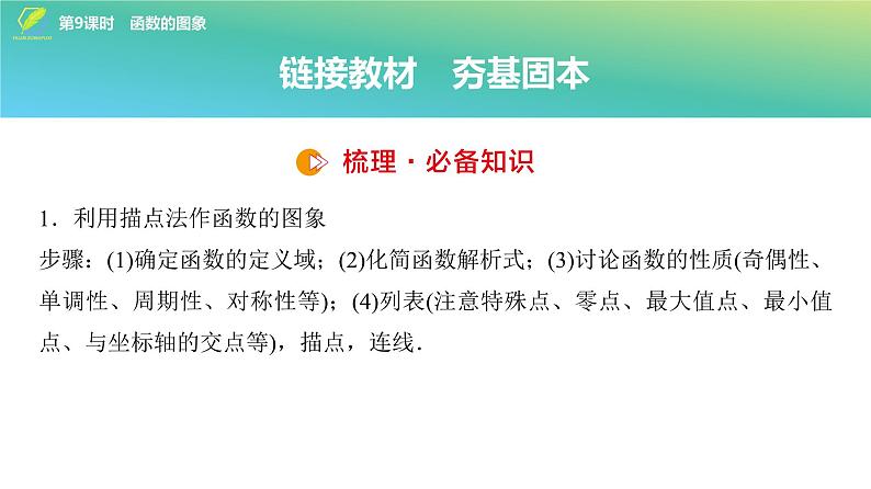 16   第2章   第9课时　函数的图象-2025年高考数学一轮复习课件第4页