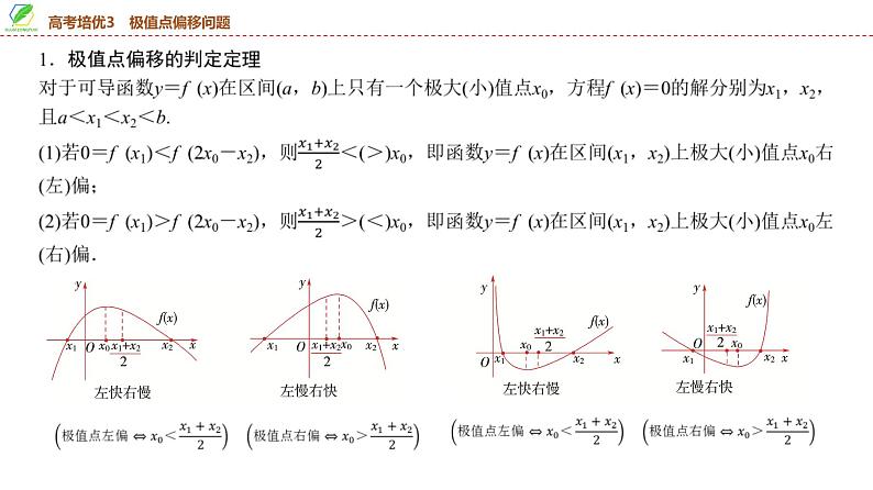 27   第3章   高考培优3　极值点偏移问题-2025年高考数学一轮复习课件第3页