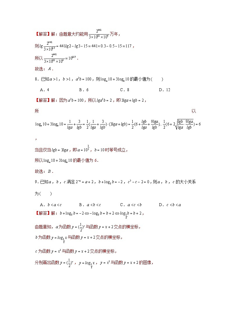 跟踪训练06 对数函数（解析版）第3页