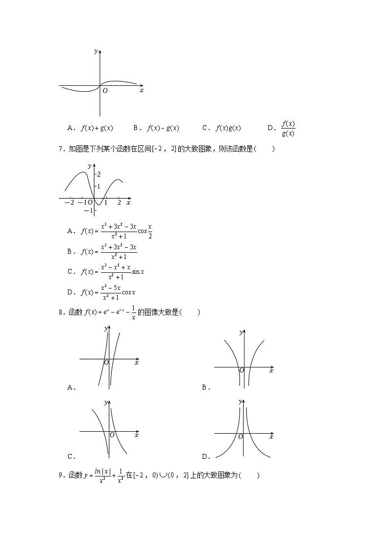 跟踪训练07 函数图象（原卷版）第3页