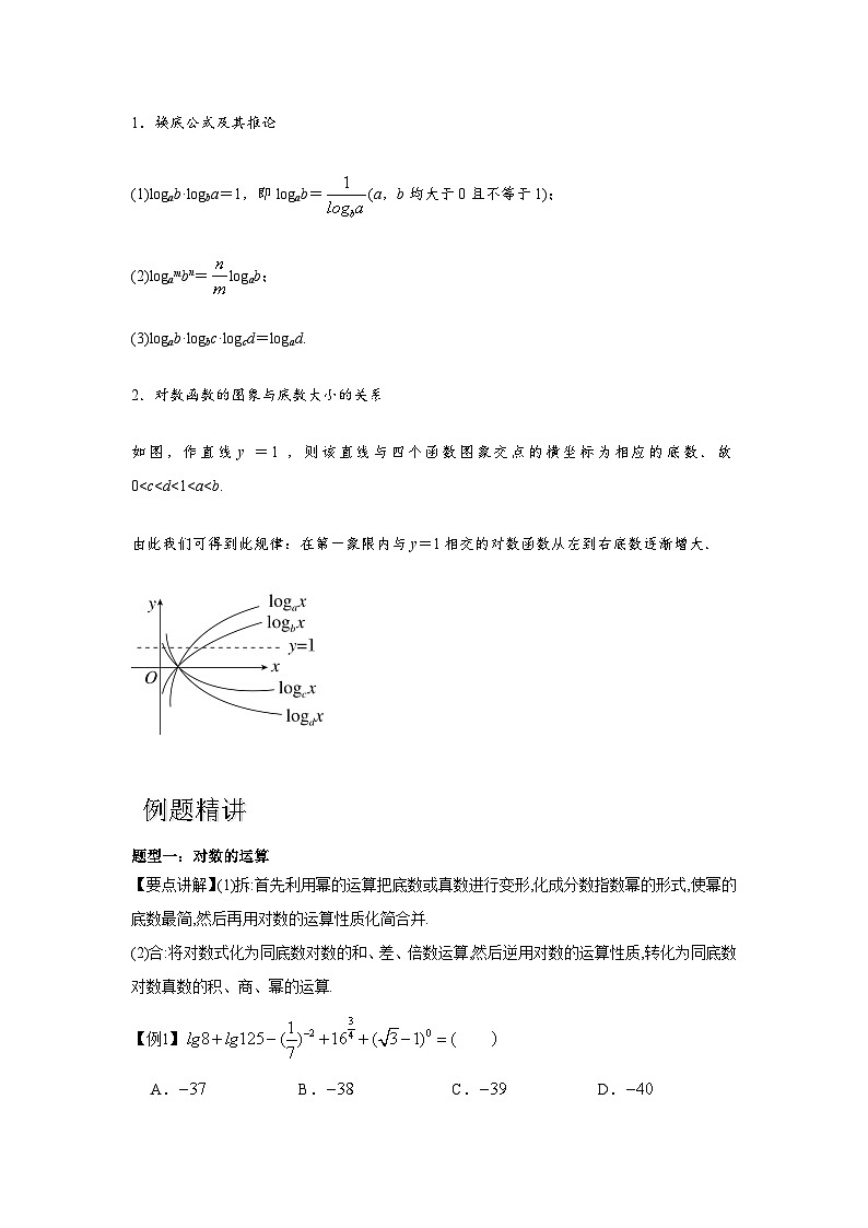 专题06 对数与对数函数（原卷版）-练习第3页