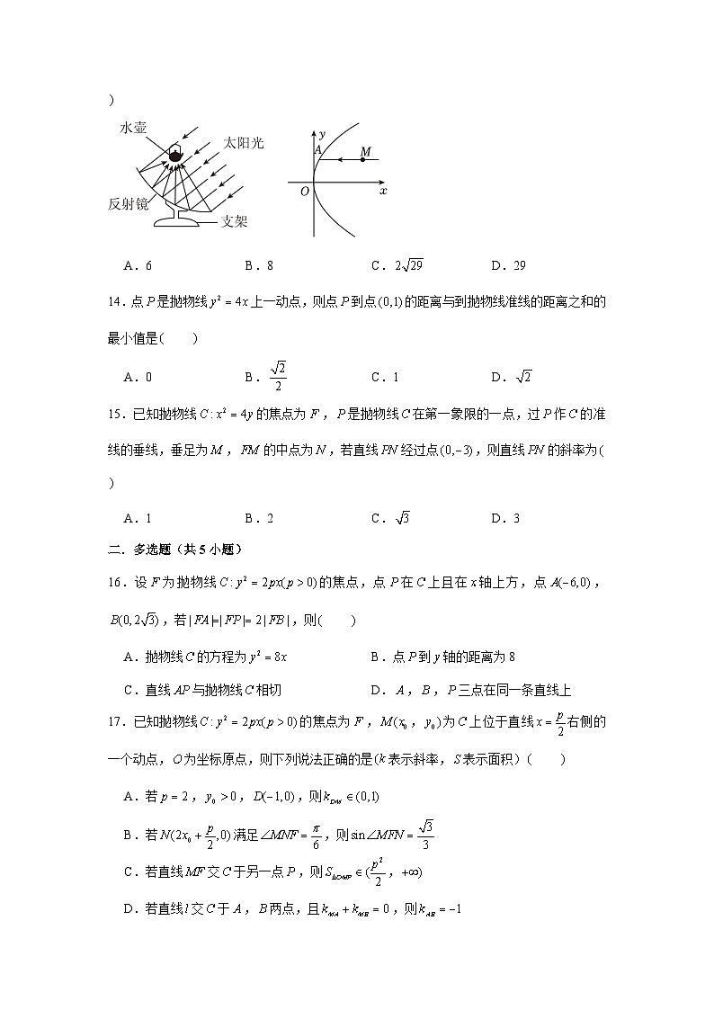 跟踪训练06 抛物线（原卷版）第3页