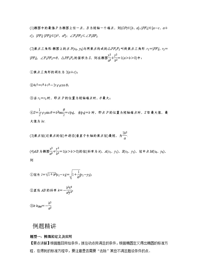 专题8.4 椭圆（解析版）第3页