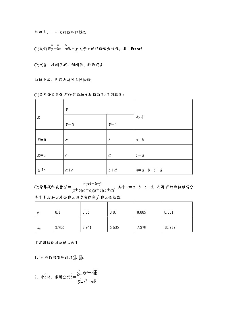专题9.7 成对数据的统计分析（原卷版）第2页