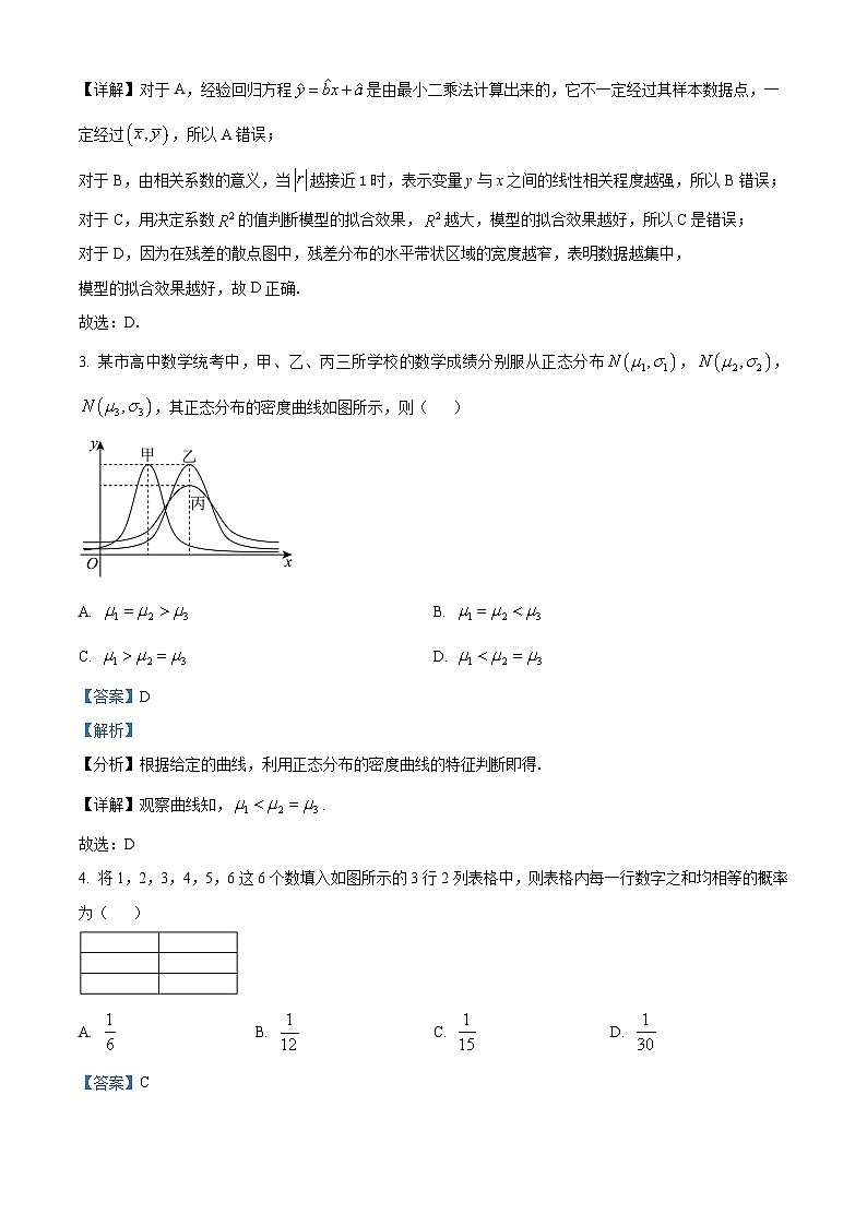 黑龙江省哈尔滨市第三中学2024-2025学年高二上学期期中考试数学试卷含解析第2页