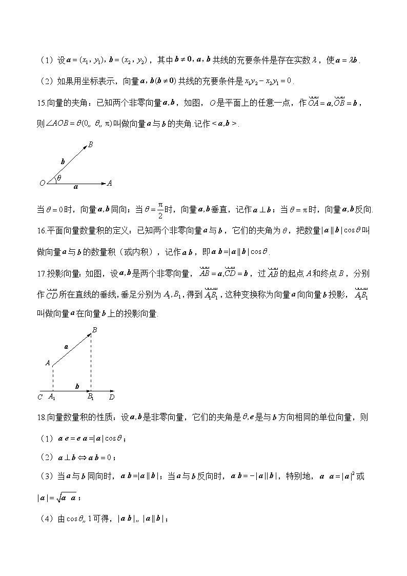 4、平面向量、（含解析）【高考数学】一轮复习：易混易错专项复习（练习）第3页