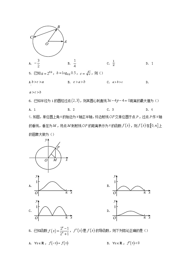 山东省滨州市2023_2024学年高三数学上学期11月期中试题含解析第2页