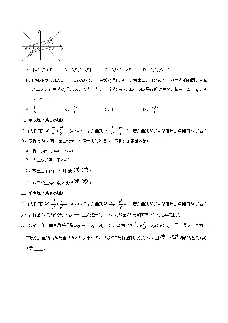 新高考数学二轮专题圆锥曲线精练第6讲 破解离心率问题之建立齐次式和几何化（原卷版）第3页