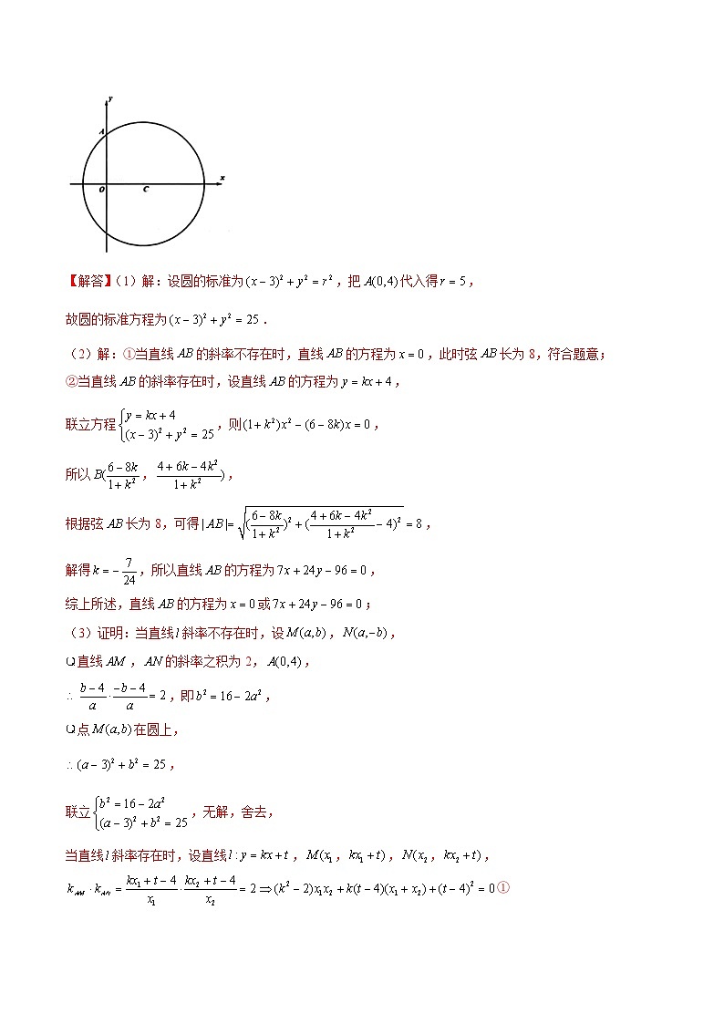 新高考数学二轮专题圆锥曲线精练第23讲 定点问题（解析版）第2页