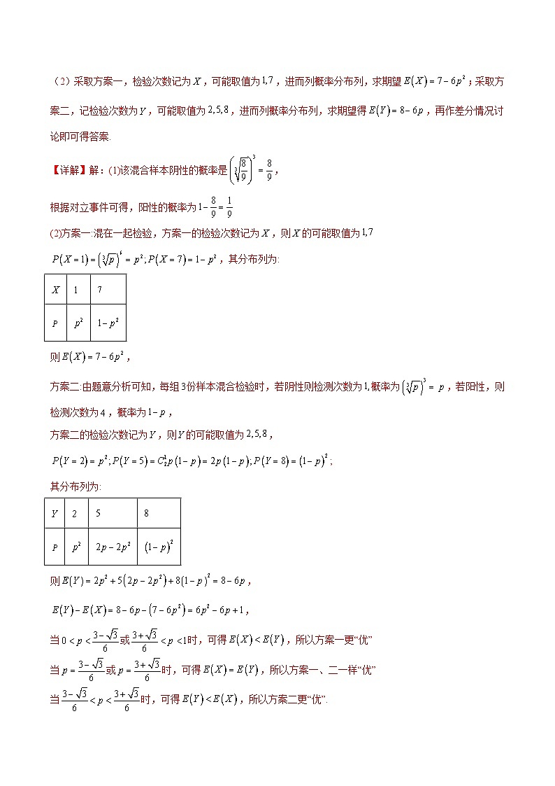 新高考数学一轮复习题型突破精练专题10.8统计、概率结合其他知识（解析版）第2页
