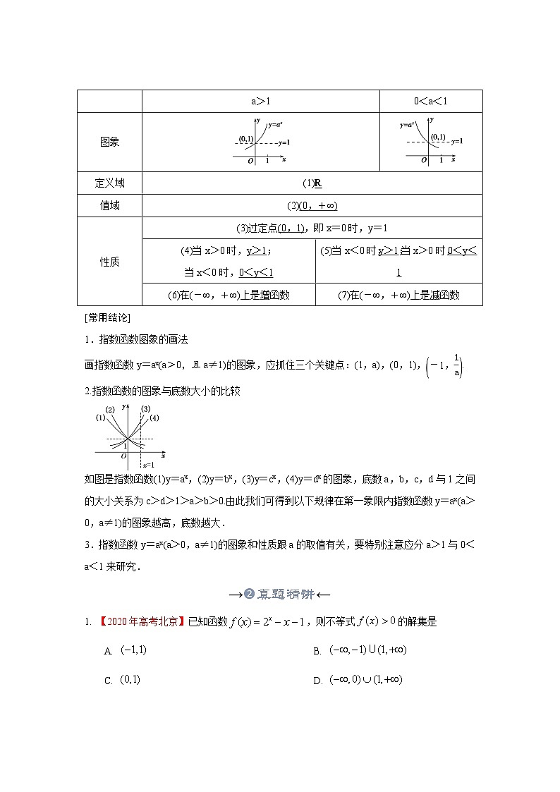 新高考数学一轮复习考点精讲+题型精练专题09 指数与指数函数（原卷版）第3页