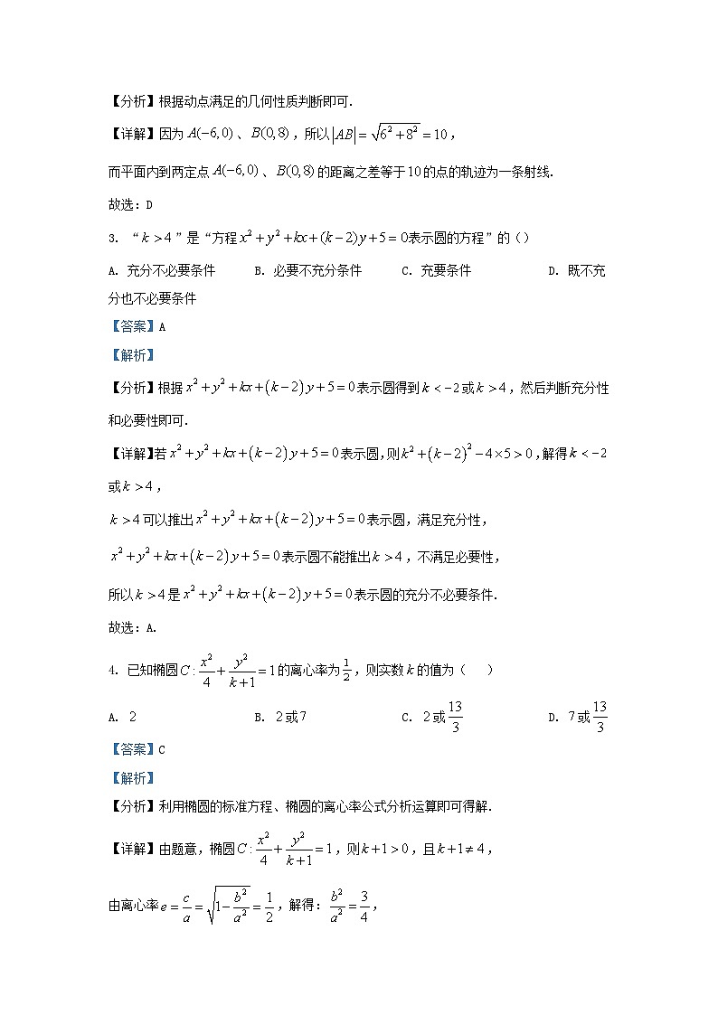 湖北省武汉市2023_2024学年高二数学上学期期中试题含解析第2页