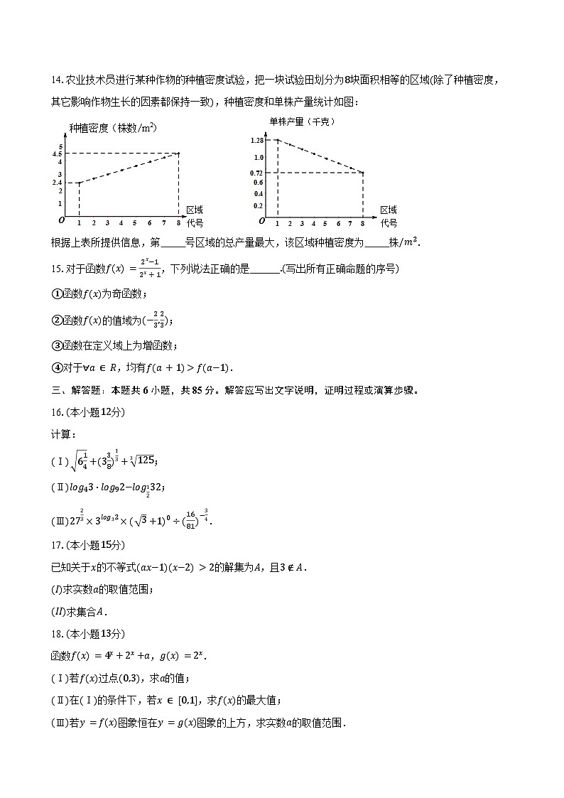 2024-2025学年北京五中高一（上）期中数学试卷（含答案）第3页