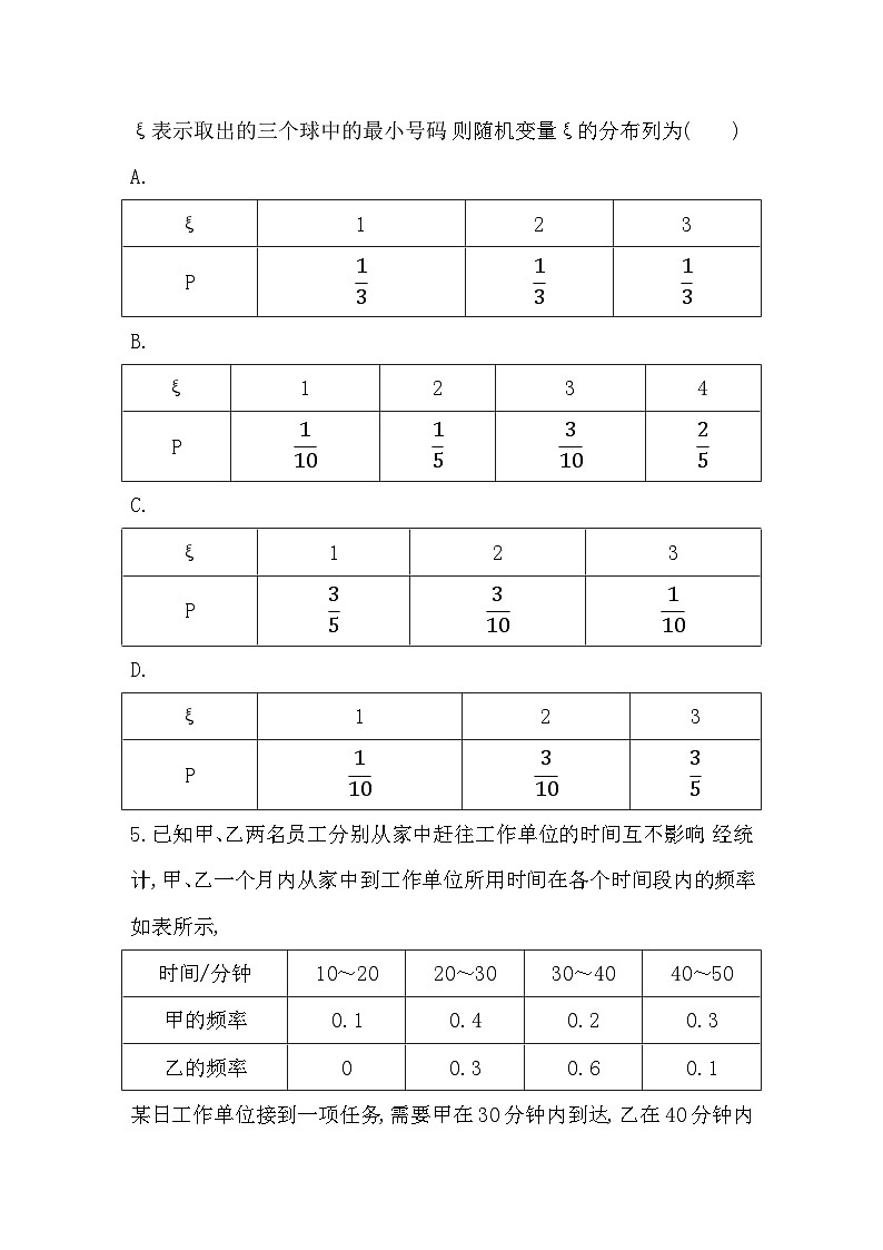 2025高考数学一轮复习-10.7-离散型随机变量及其分布列、数字特征-专项训练【含答案】第2页